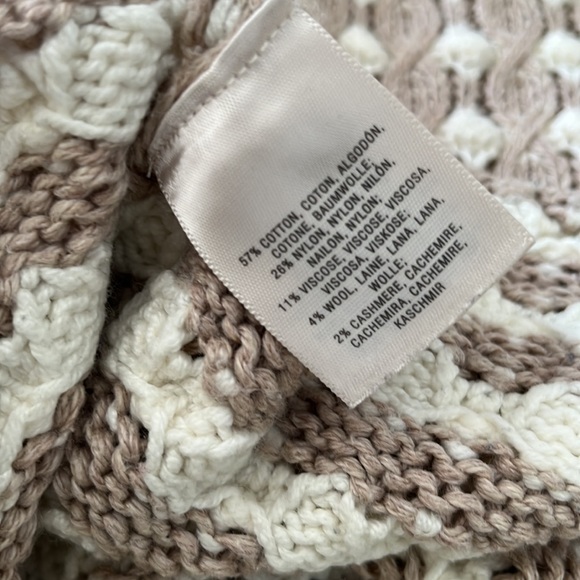 ANTHROPOLOGIE SLEEPING ON SNOW MOCK NEVK POPCORN SWEATER - Picture 8 of 8